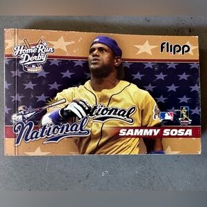 MLB Home Run Derby Flipp Book Sammy Sosa Jason Giambi souvenir collectible